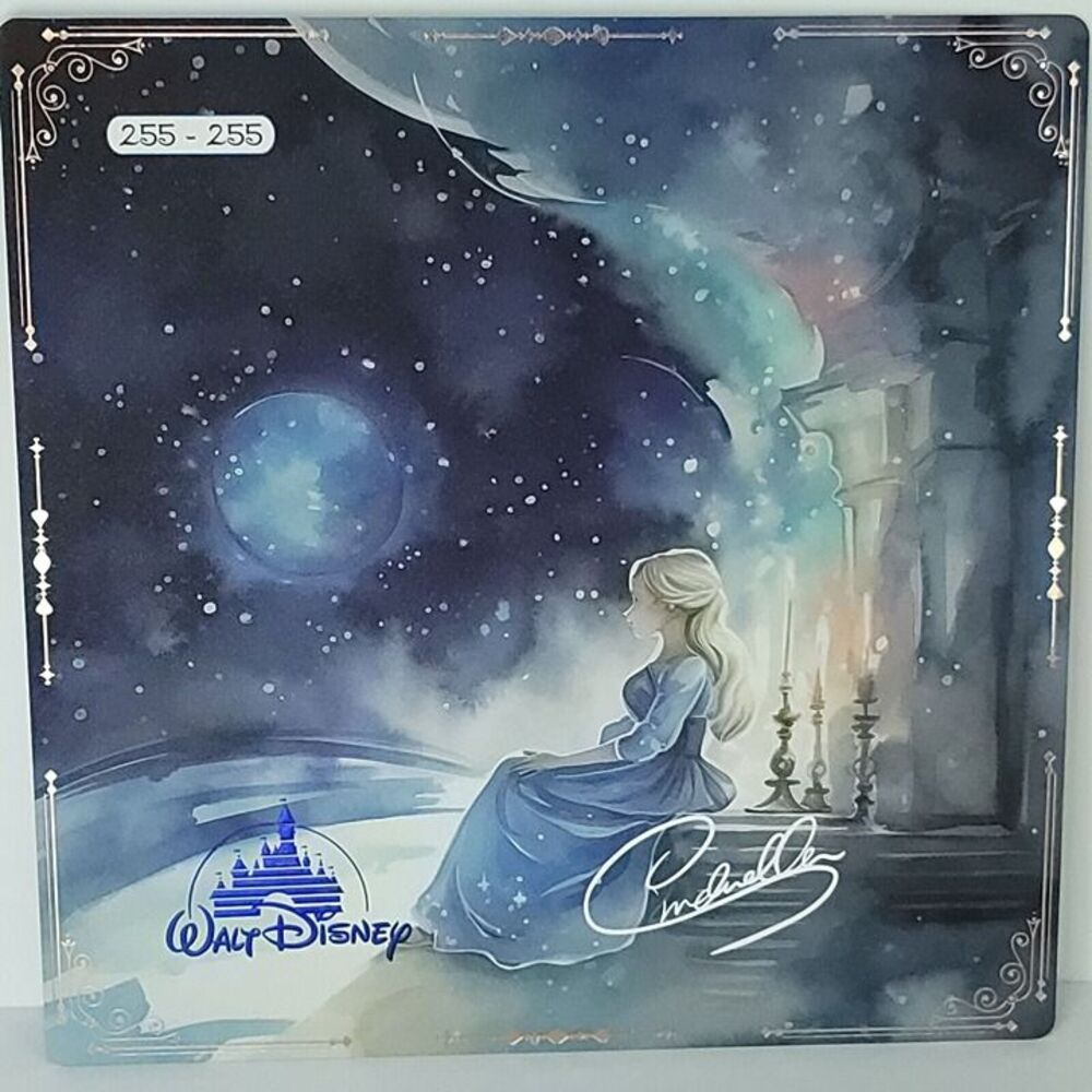 Cinderella Disney 100th Limited Art Card Print Big One 255/255 Bent Corner